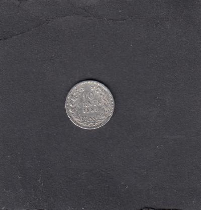 Beschrijving: 10 Cent WILLEM III